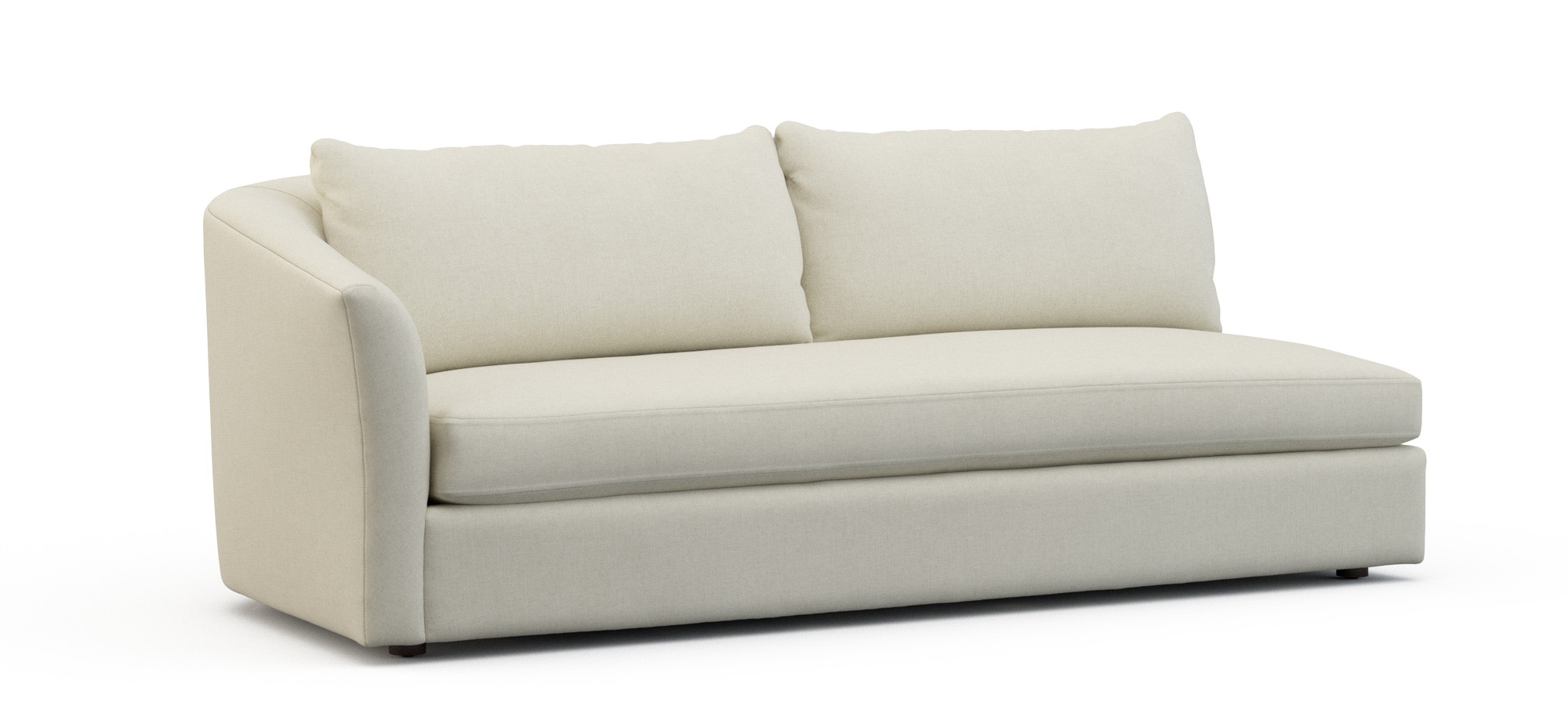 Lillian August for Hickory White Crescent Left Arm Sofa U148-SL
