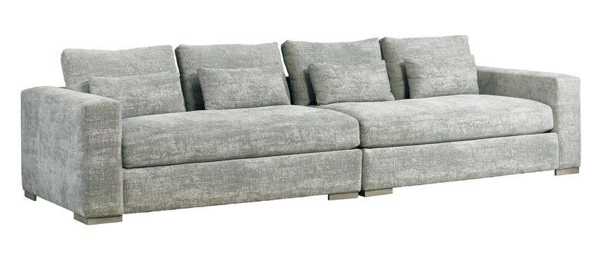 Lillian August for Hickory White Custom Shop Sectional U2-SKW Two Piece Sectional