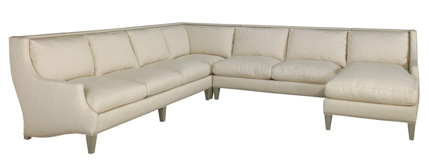 Lillian August for Hickory White Nelson Sectional LA7114 Four Piece Sectional
