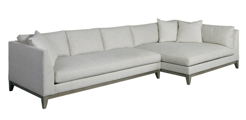 Lillian August for Hickory White Palermo Sectional U102 Two Piece Sectional