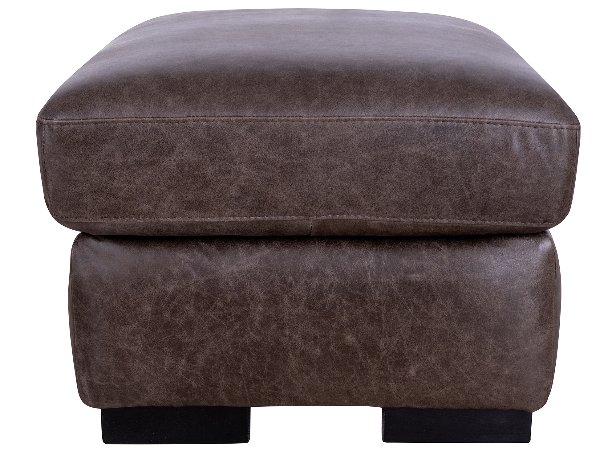 Luke Home Furniture Luxury Leather Ottoman Nora-OT