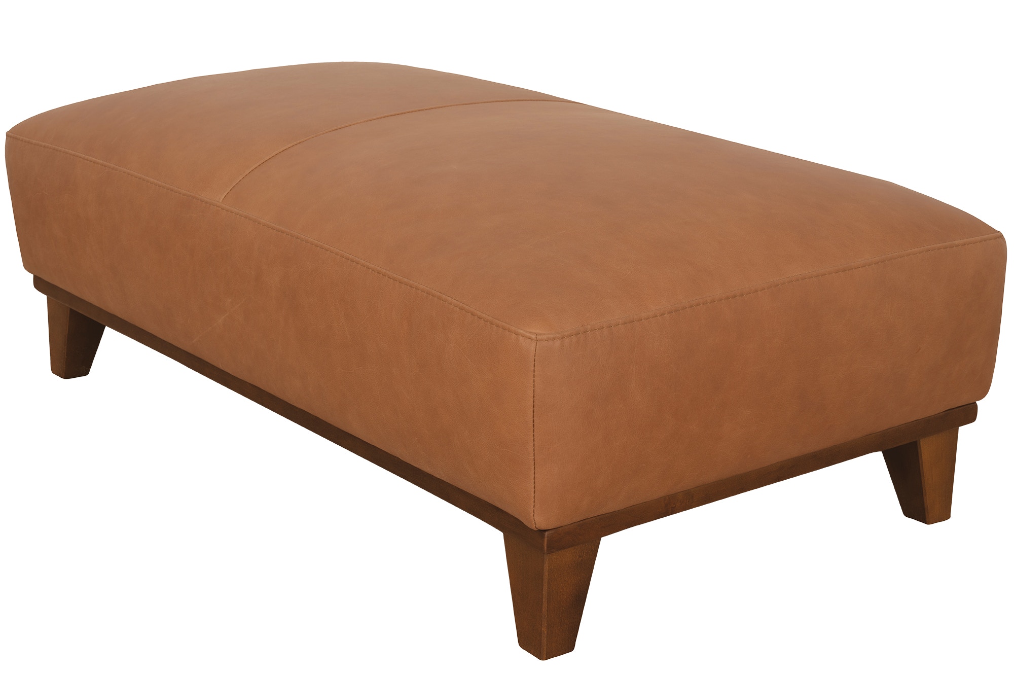 Luke Home Furniture Luxury Leather Ottoman Olivia-OT