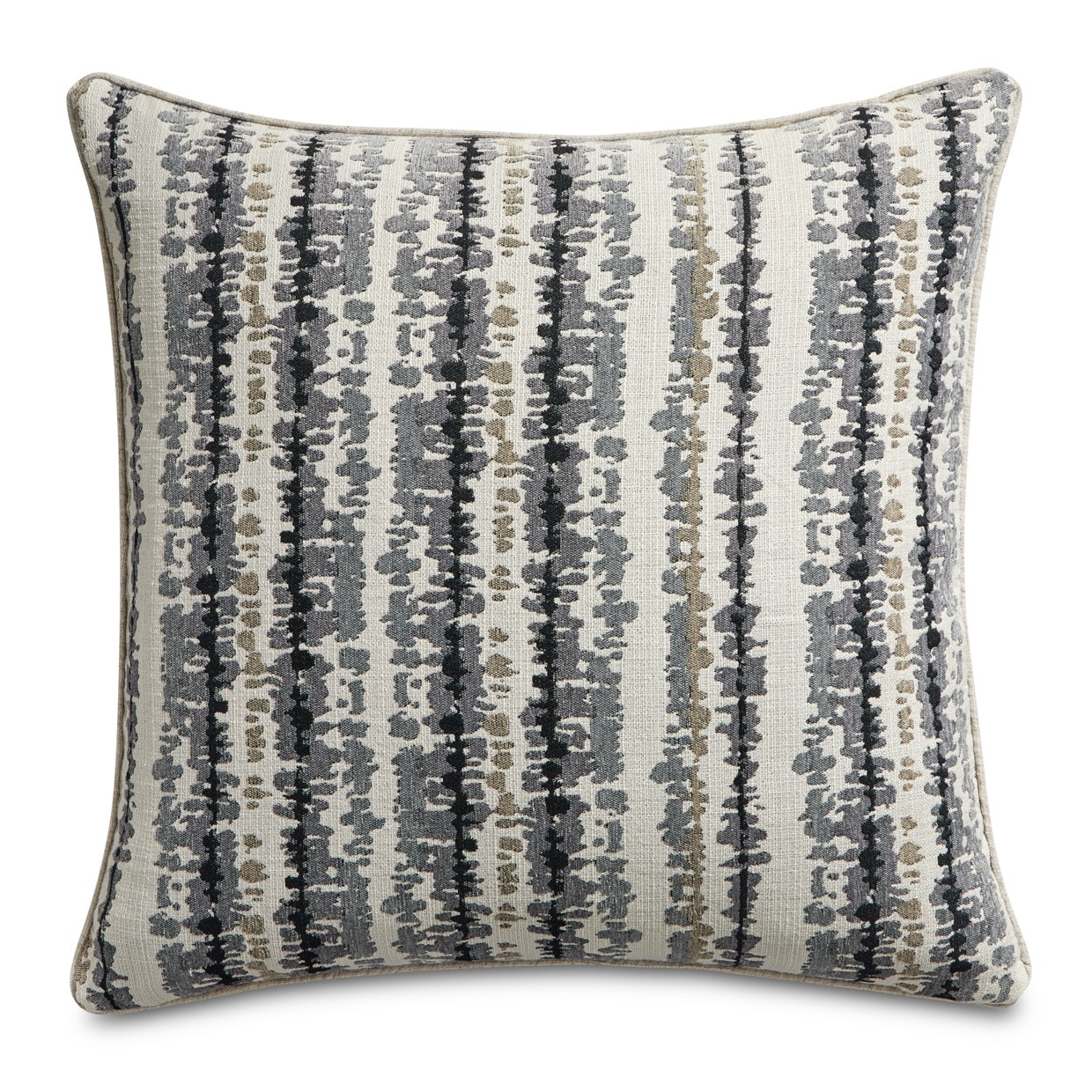 Michael Amini Furniture Explorer Antigua Coal 21in Sq Pillow BCS-DP21-ANTGA-COL