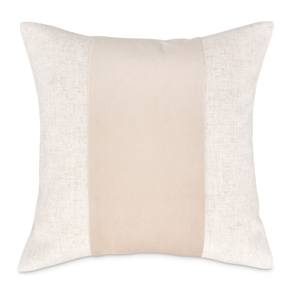 Michael Amini Furniture Moonbeam Baldwin 21x21 SQ Pieced Pillow Cream BCS-DP21-BLDWN-CRM