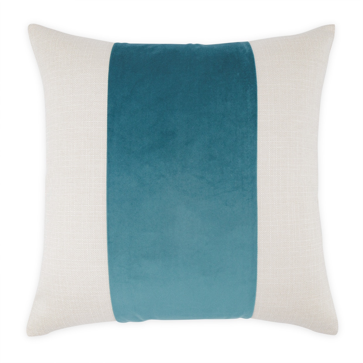 Michael Amini Furniture C and C Caleb Peacock 21x21 SQ Pieced Pillow BCS-DP21-CALEB-PCK