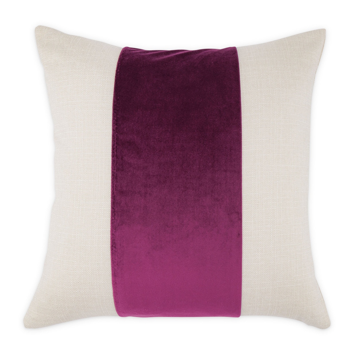 Michael Amini Furniture C and C Caleb Plum 21x21 SQ Pieced Pillow BCS-DP21-CALEB-PLM
