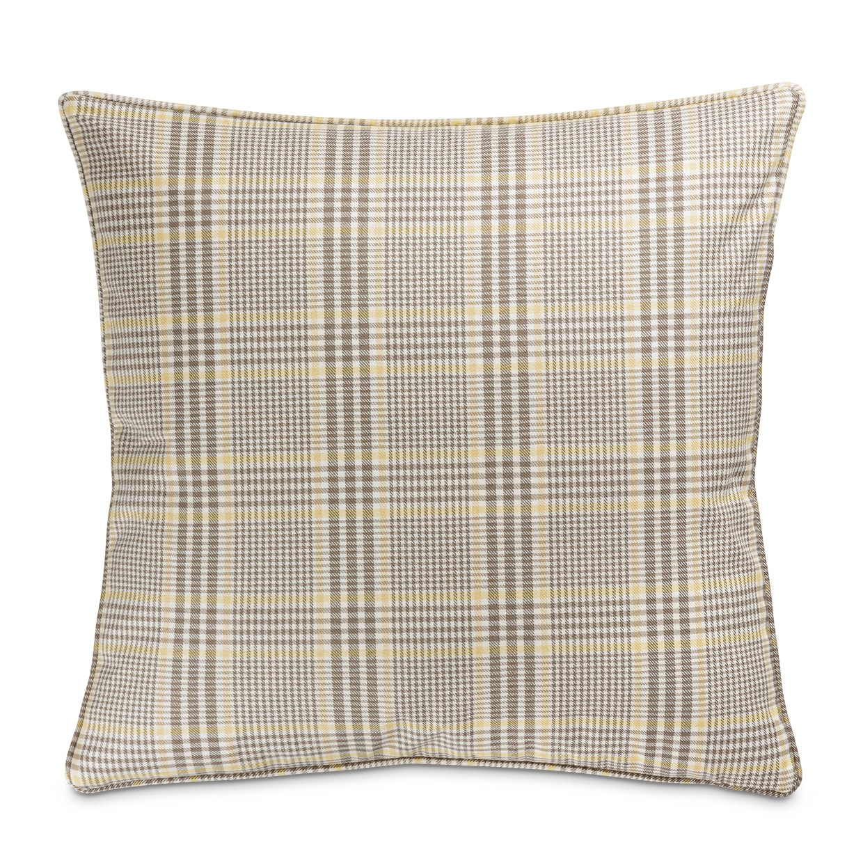 Michael Amini Furniture Newport Ardmore Pewter 22 in. SQ Pillow BCS-DP22-ARDMR-PWT