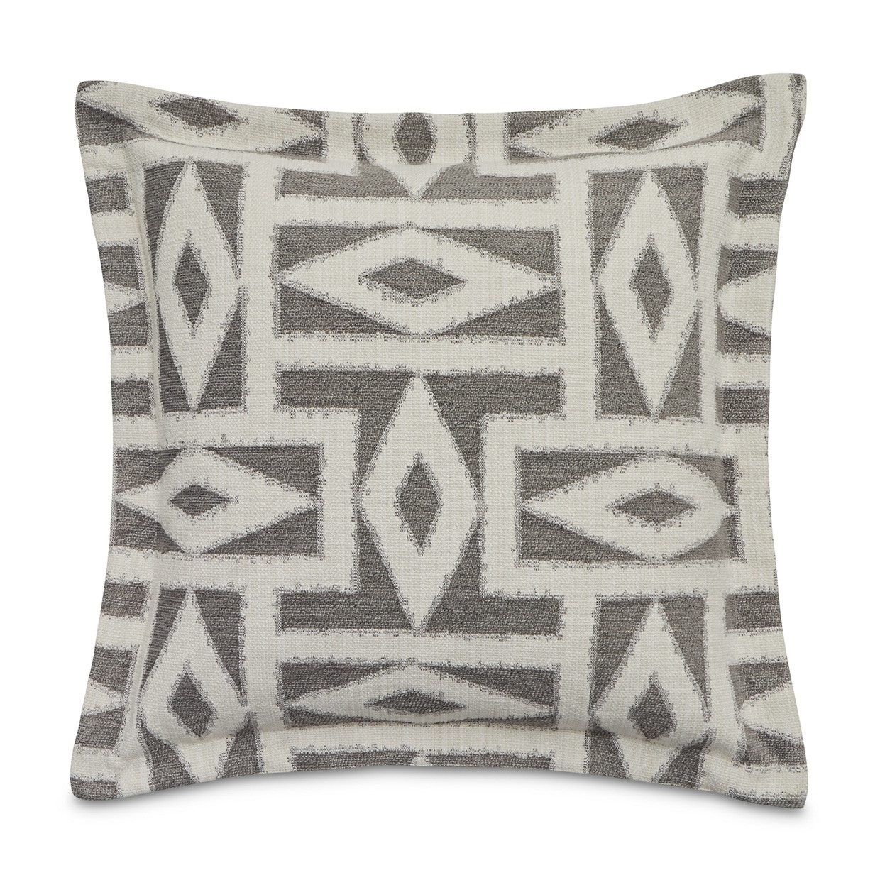 Michael Amini Furniture Moonbeam Chadwick Shadow 21in Sq x 1.5in Flange Pillow BCS-DP24-CHDWK-SDW