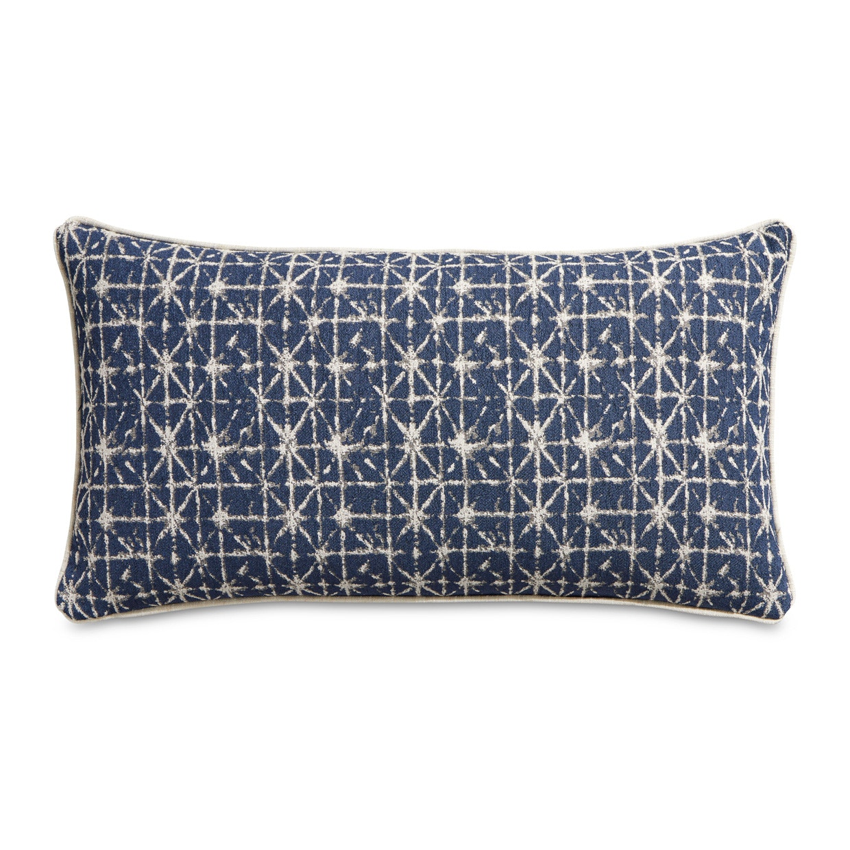 Michael Amini Furniture Blue My Mind Foster Navy 13 x 24in Oblong Pillow BCS-DPOB-FOSTR-NVY
