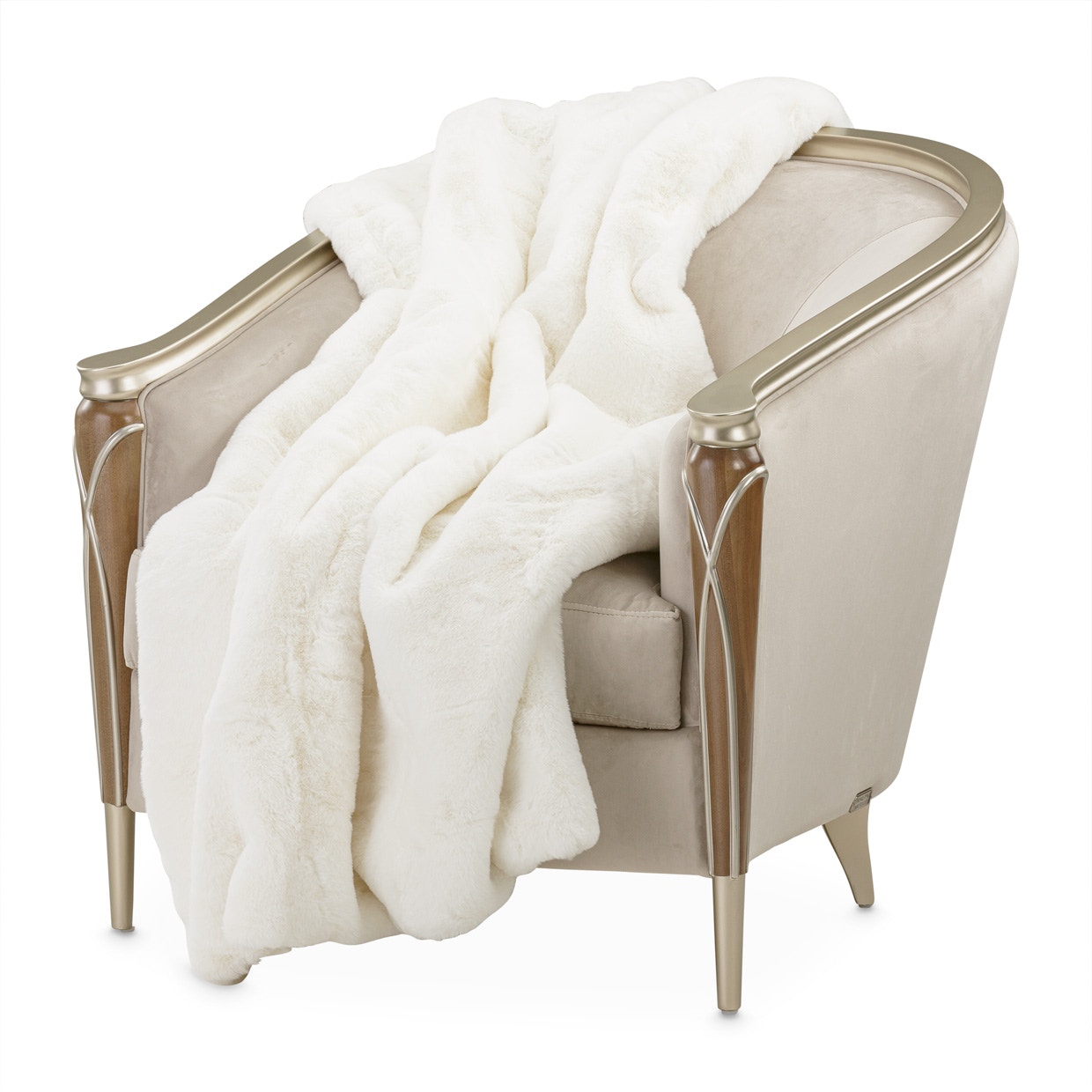 Michael Amini Furniture 54x72 Throw Cloud BTHO-5472-HOPPS-CLD