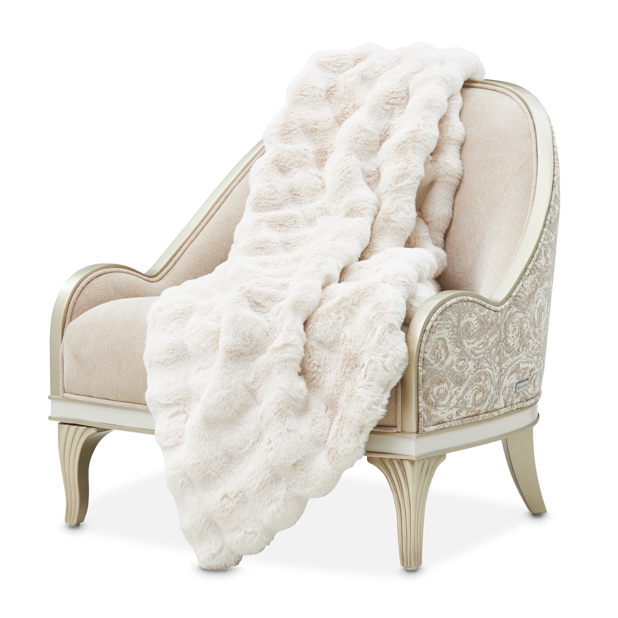 Michael Amini Furniture Cloud 54x72 Throw BTHO-5472-SNDRP-CLD