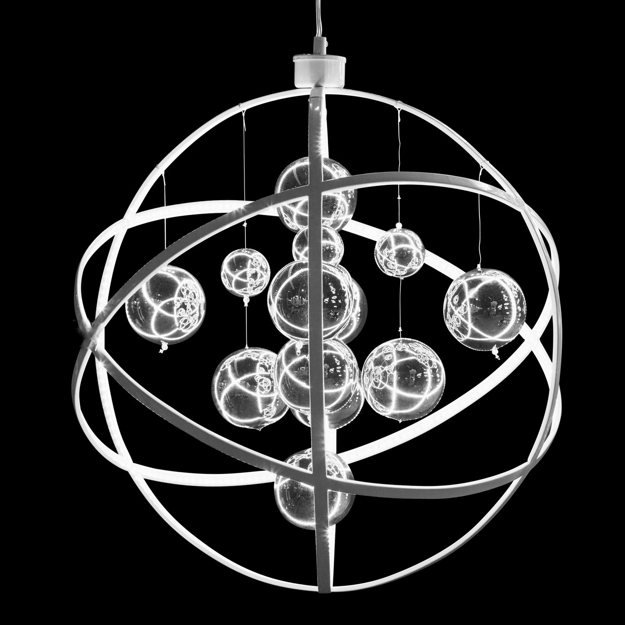 Michael Amini Furniture Planetary LED Chandelier Small LT-CH810S