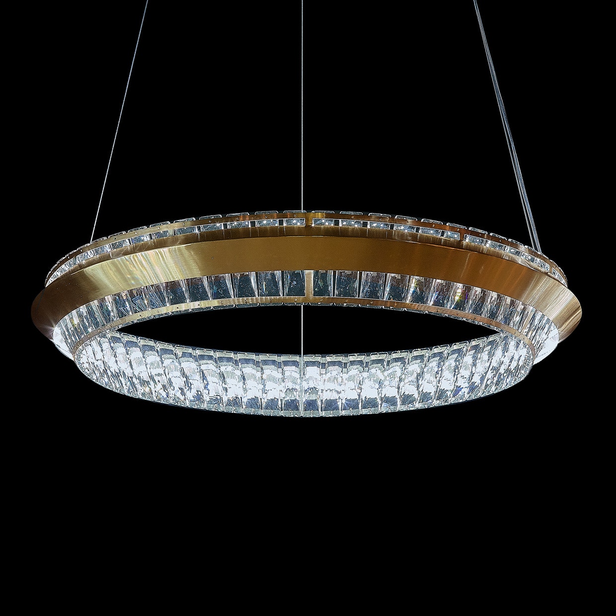 Michael Amini Furniture Base CampRound LED Chandelier LT-CH816