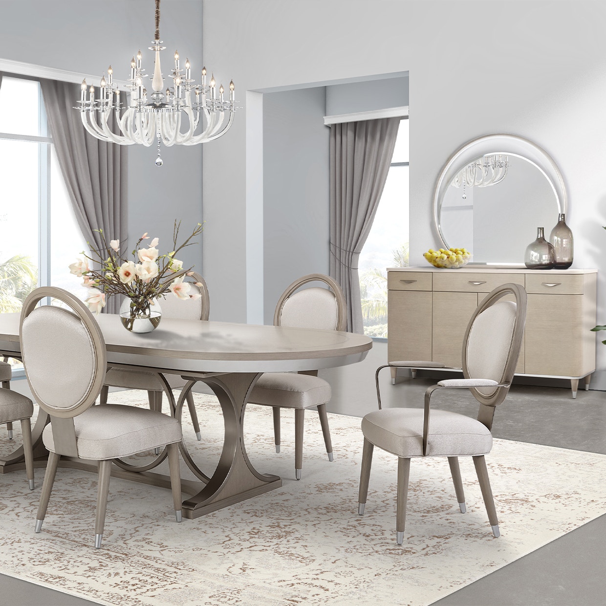 Michael Amini Furniture San Marco21 Light Chandelier LT-CH908-21OPL