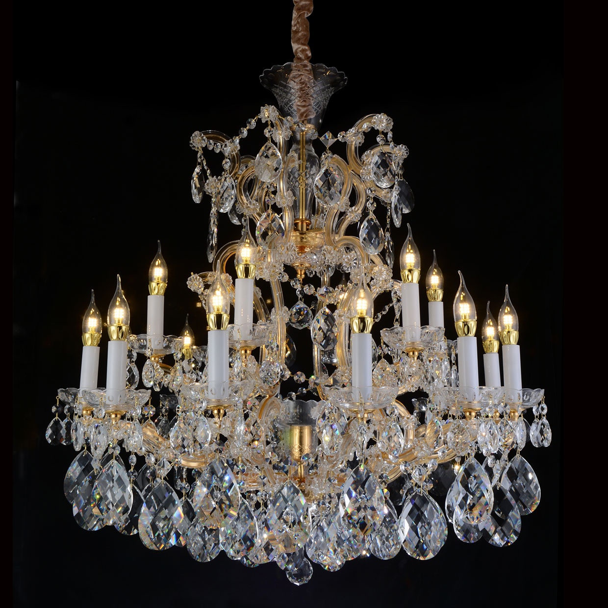 Michael Amini Furniture La Scala19 Light Chandelier LT-CH914-19CLR