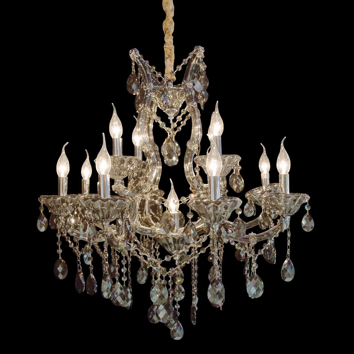 Michael Amini Furniture Vitoria 13 Light Chandelier LT-CH943-13SMK