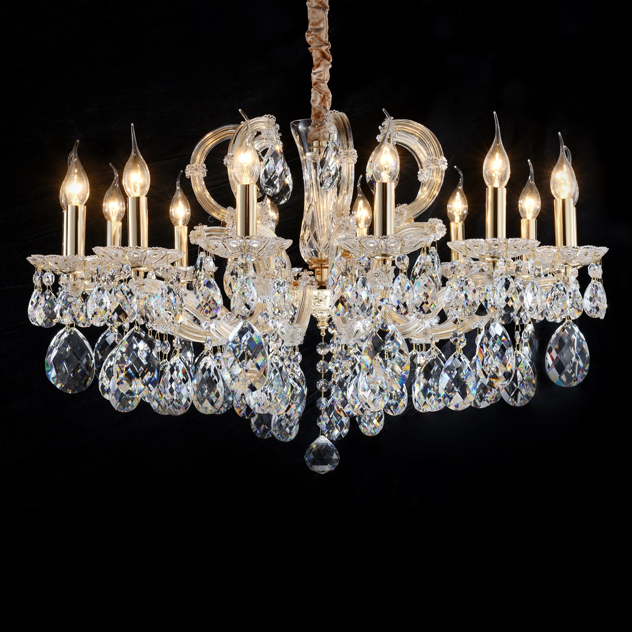 Michael Amini Furniture Portola II 14 Light Chandelier LT-CH994-14CLR