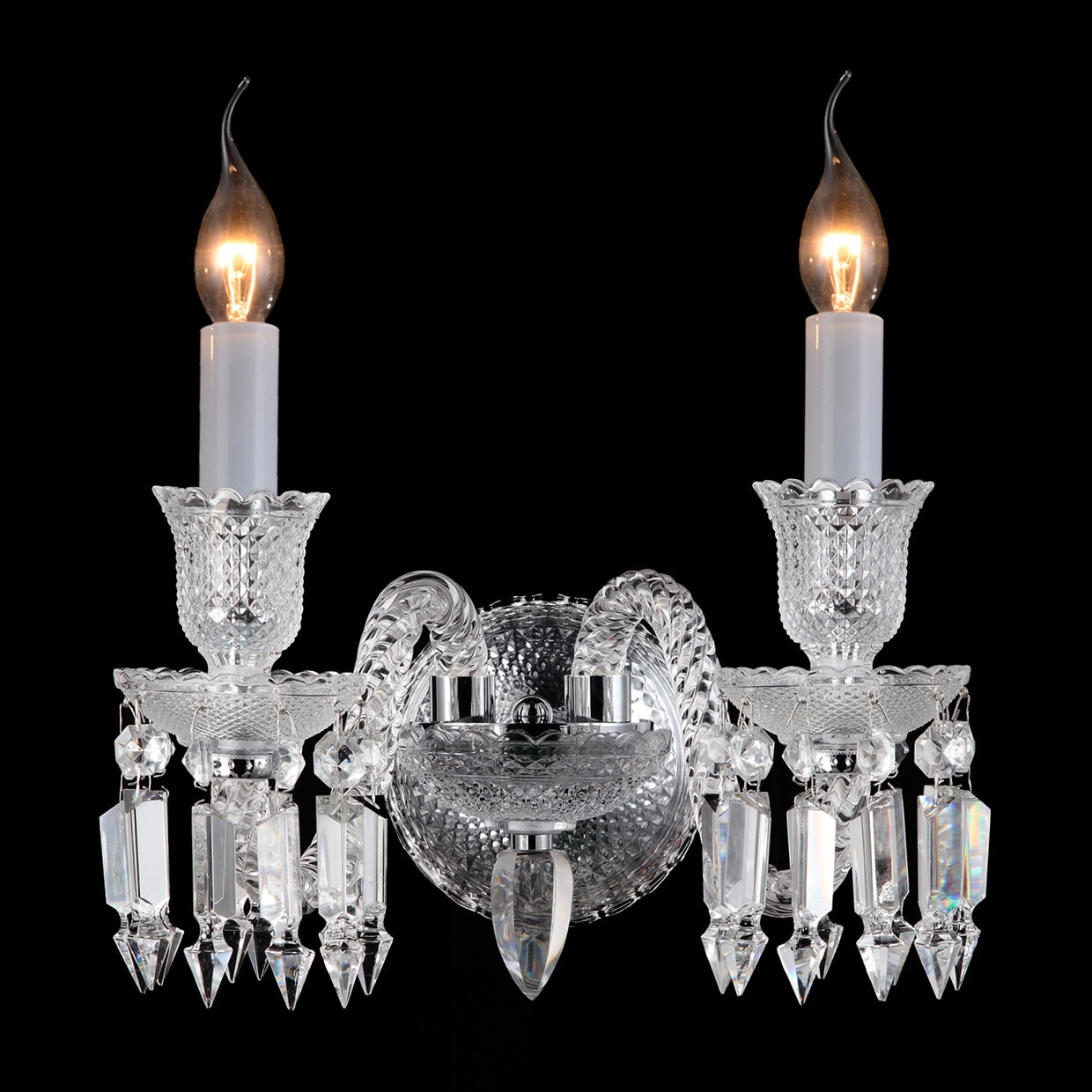 Michael Amini Furniture Treviso 2-Light Wall Sconce LT-WL002-2CLR