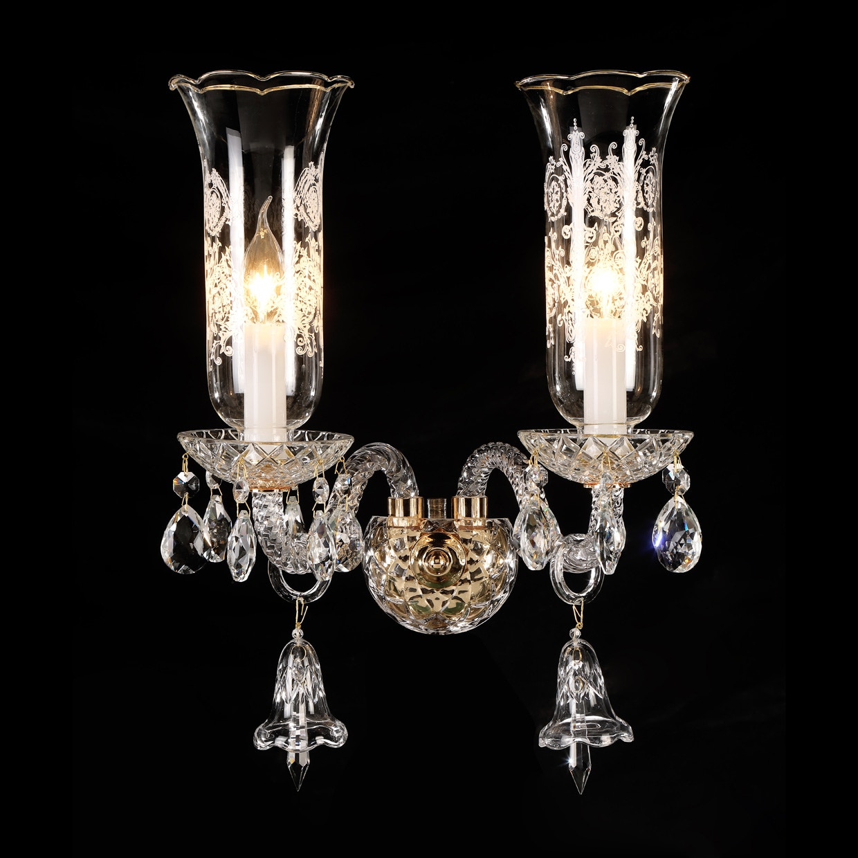Michael Amini Furniture Winter Palace 2-Light Wall Sconce LT-WL003-2CLR