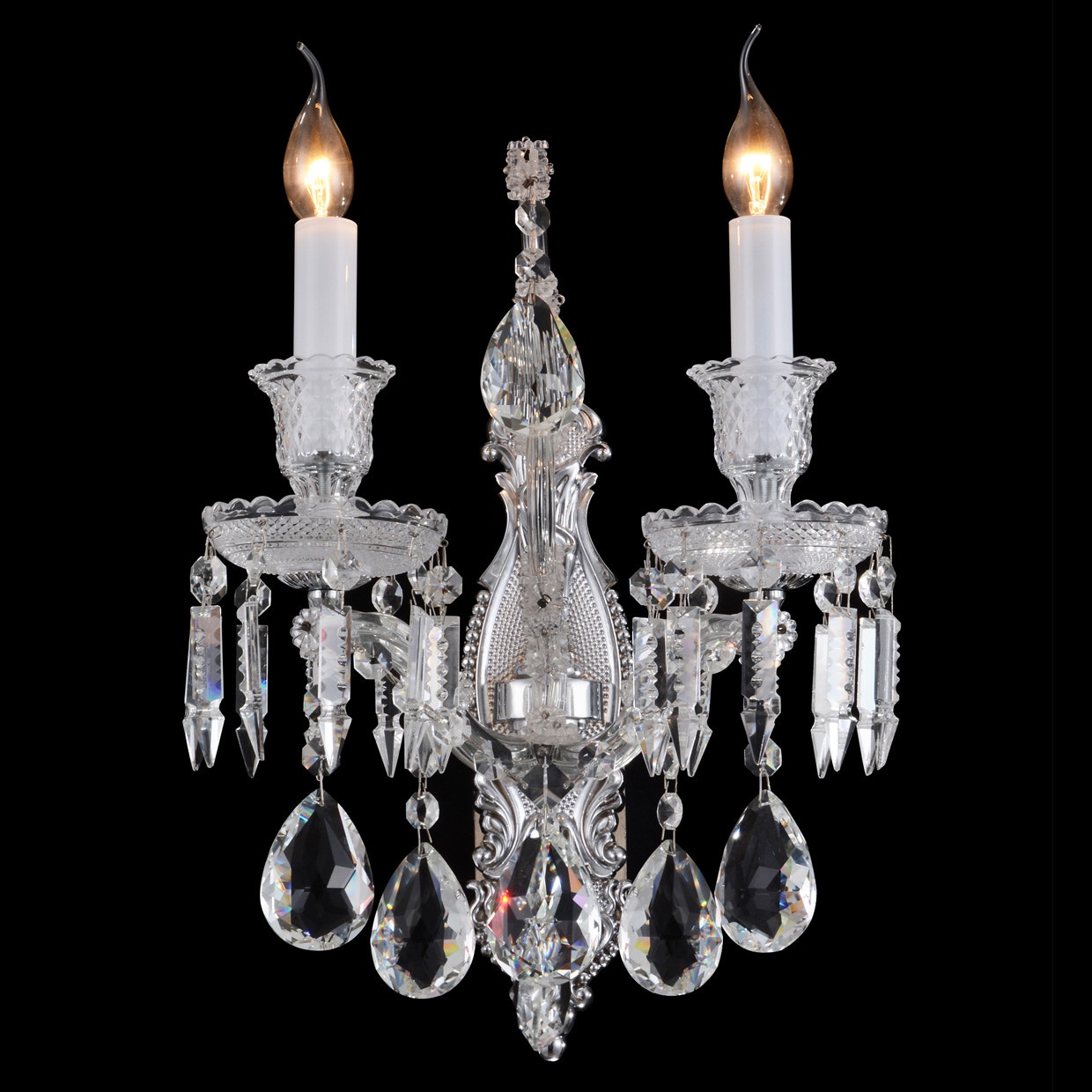 Michael Amini Furniture Chambord 2-Light Wall Sconce LT-WL004-2CLR