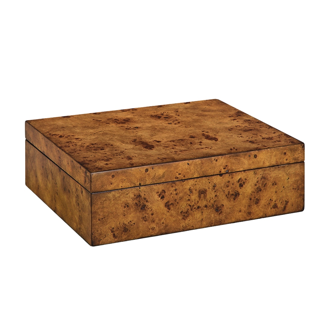 Oliver Home Furnishings Burl Box 1362-22