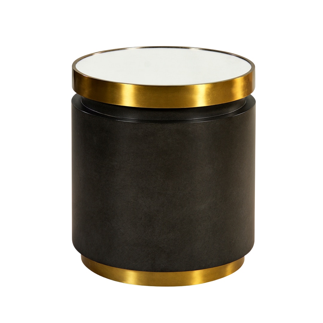 Oliver Home Furnishings Cylinder Side Table 1342-33