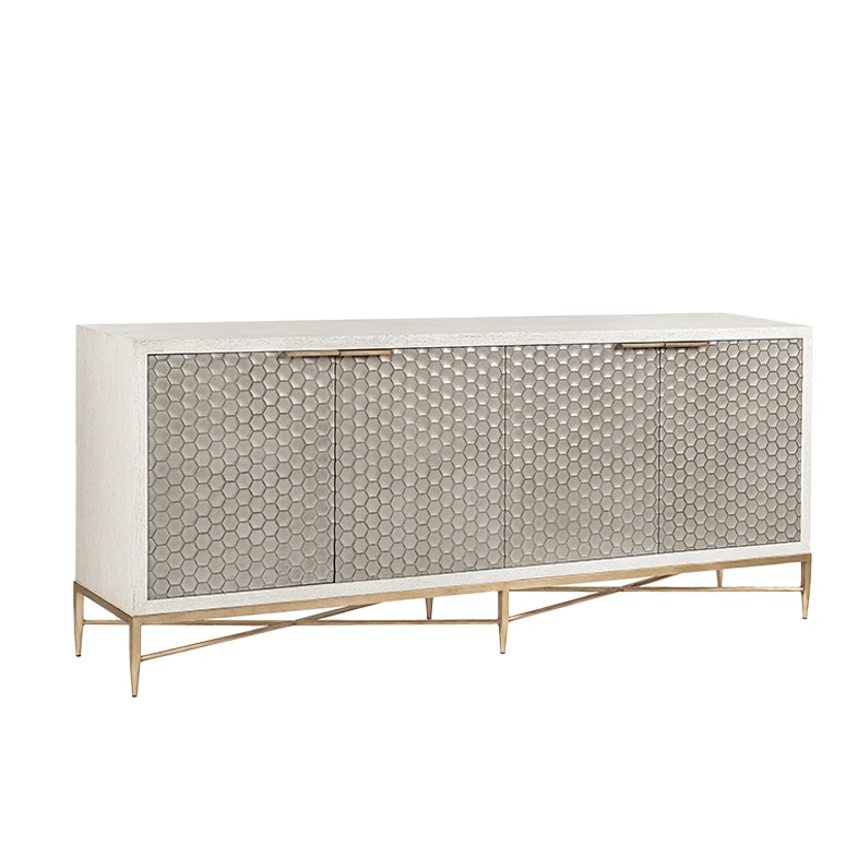 Oliver Home Furnishings Honeycomb Sideboard 1160-49