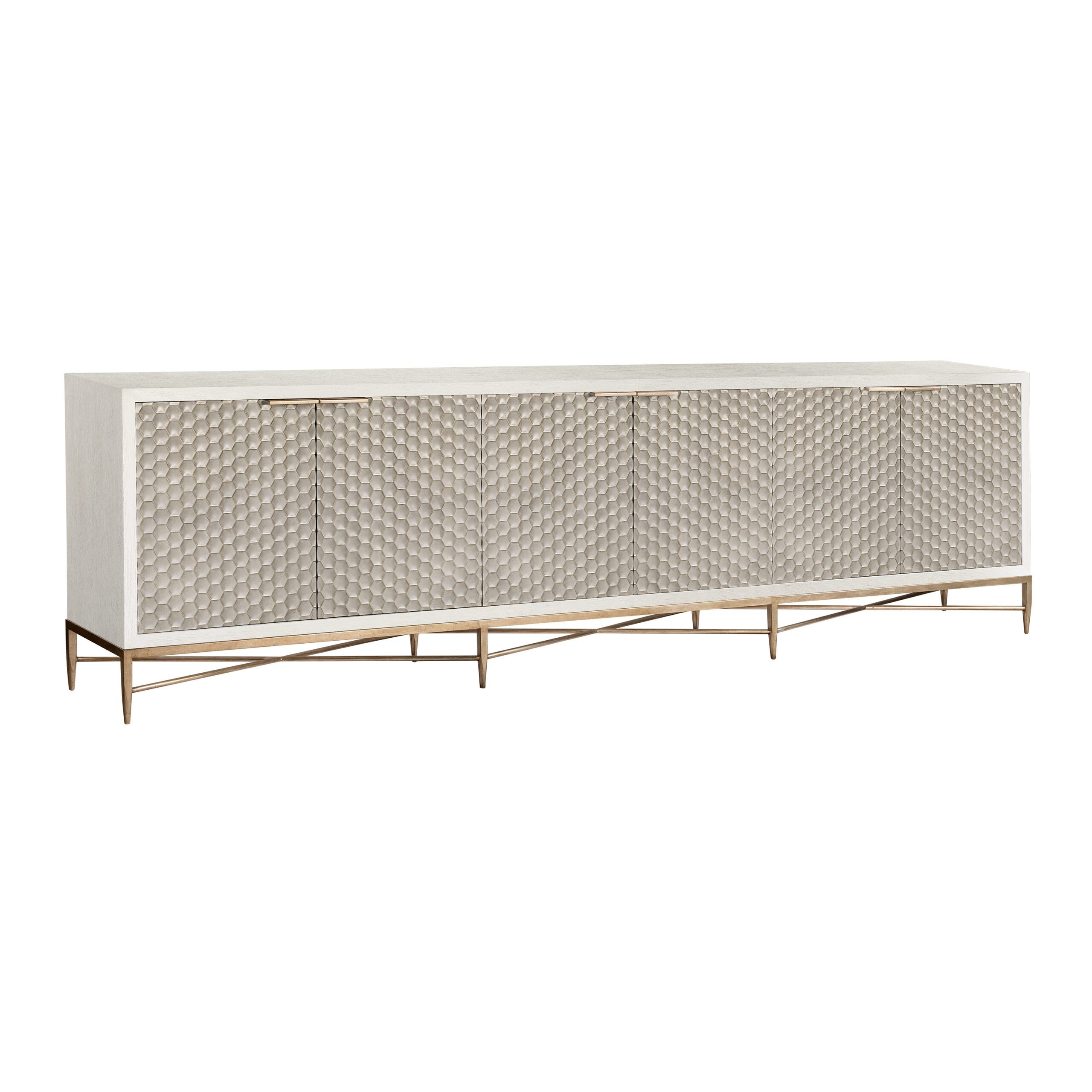 Oliver Home Furnishings Honeycomb Sideboard 1162-49