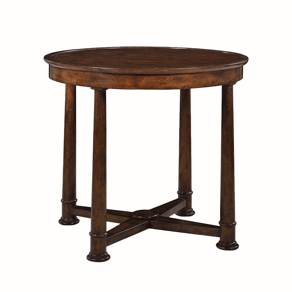 Oliver Home Furnishings Pillar Side Table 0900-20