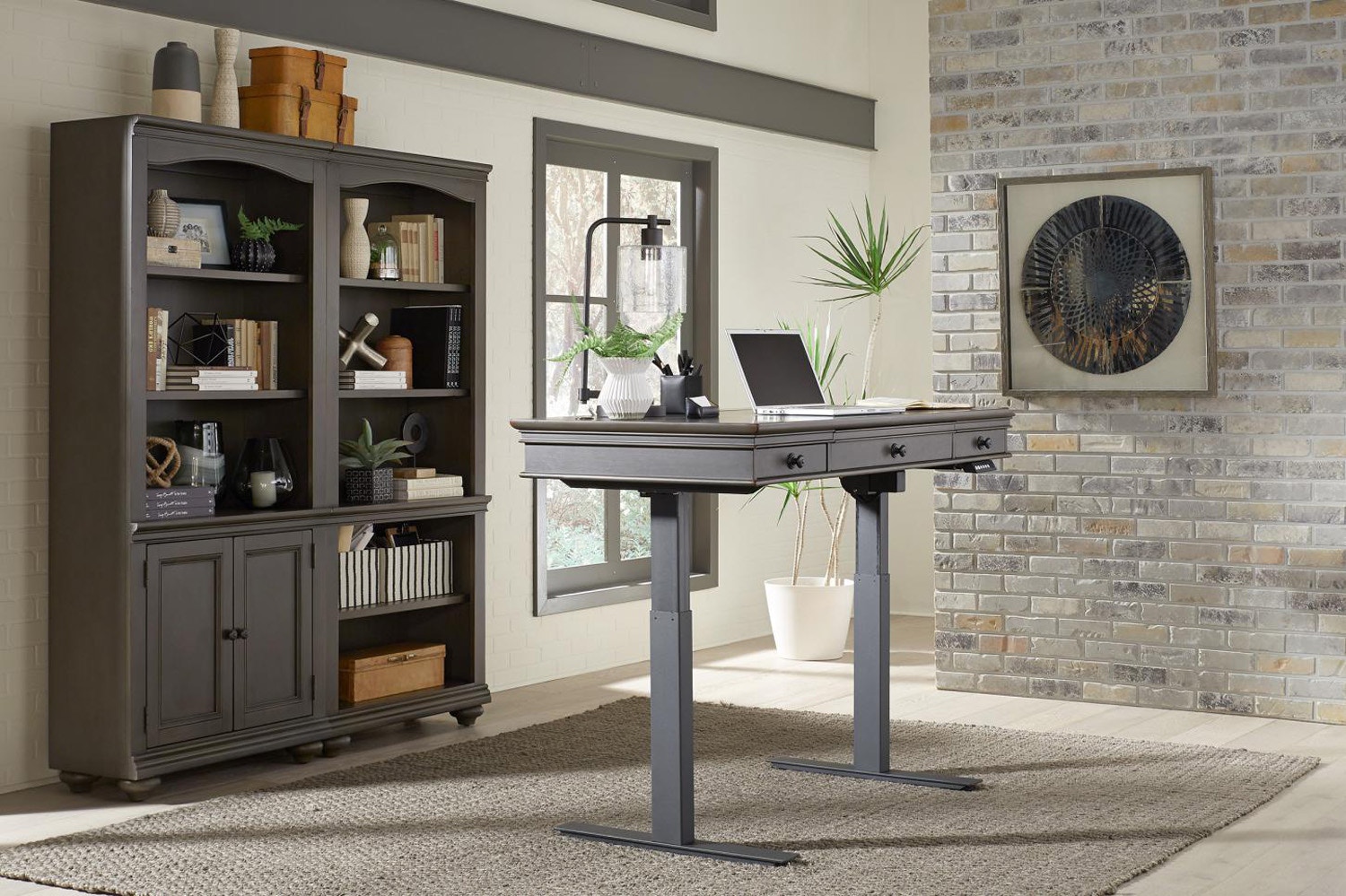 aspenhome 60 Inch Lift Desk I07-360T-PEP