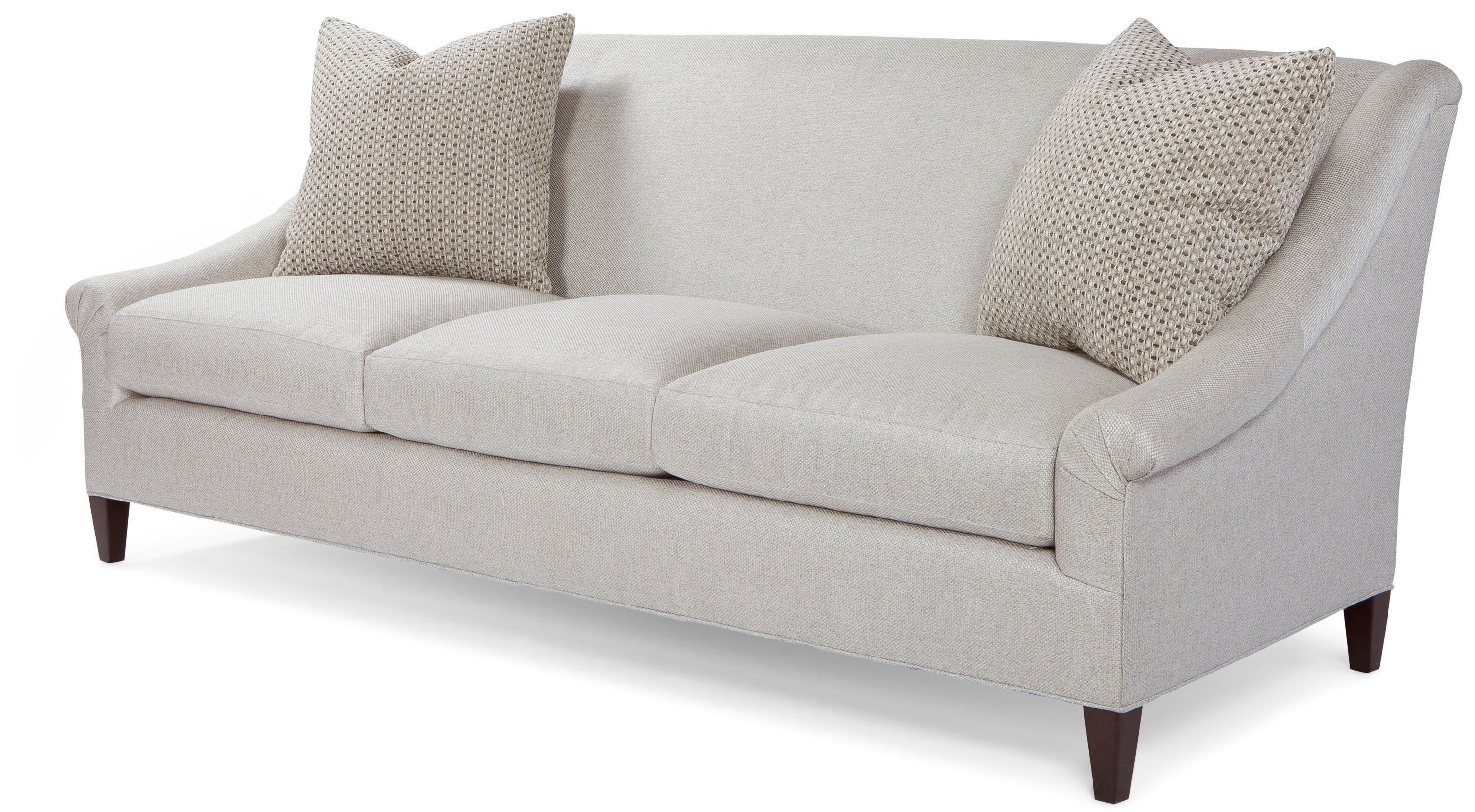 Theodore Alexander Furniture Marquette Tight Back Exposed Leg Sofa 621-30