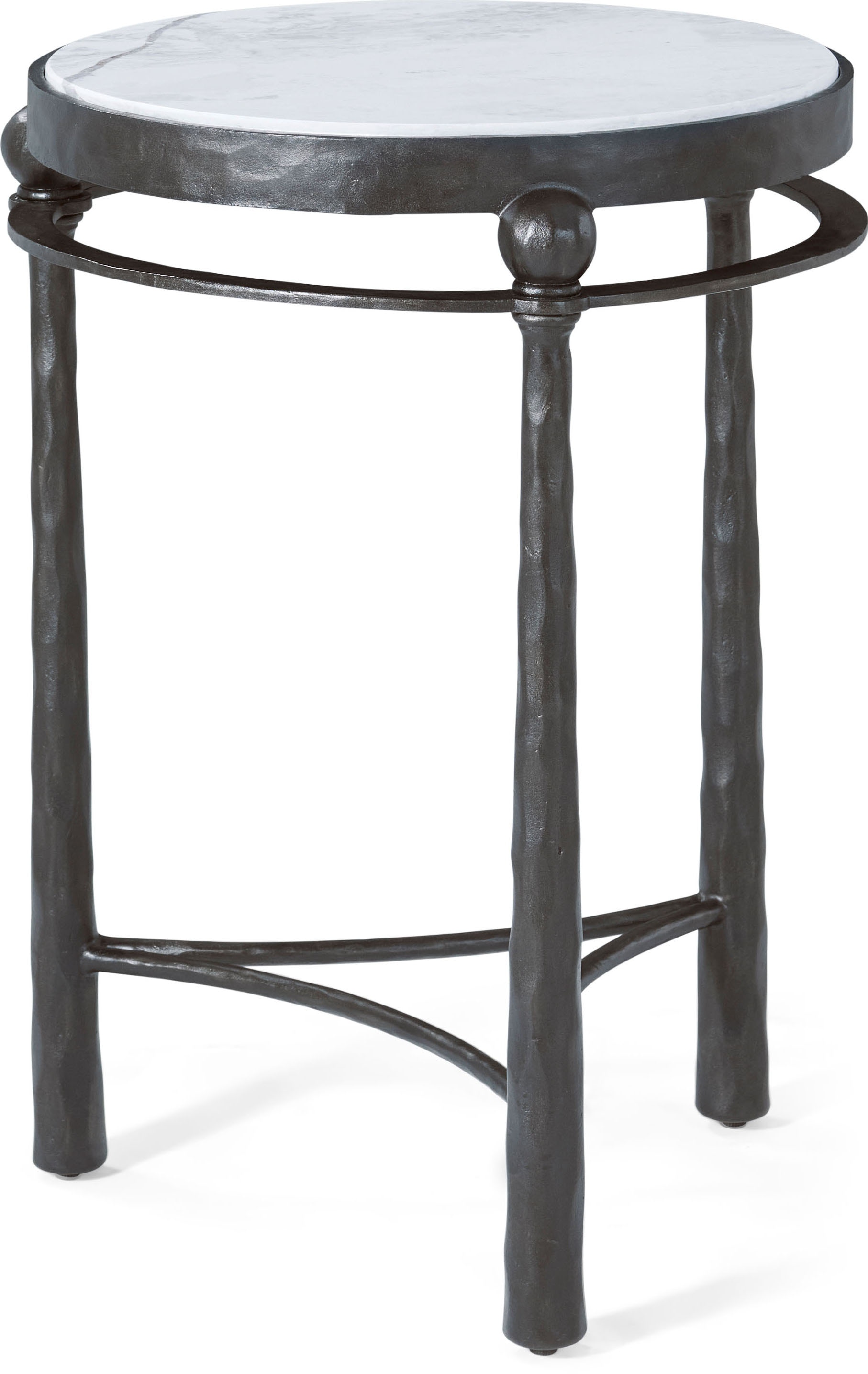 Theodore Alexander Furniture Spencer London Round Metal Drink Table TA50420
