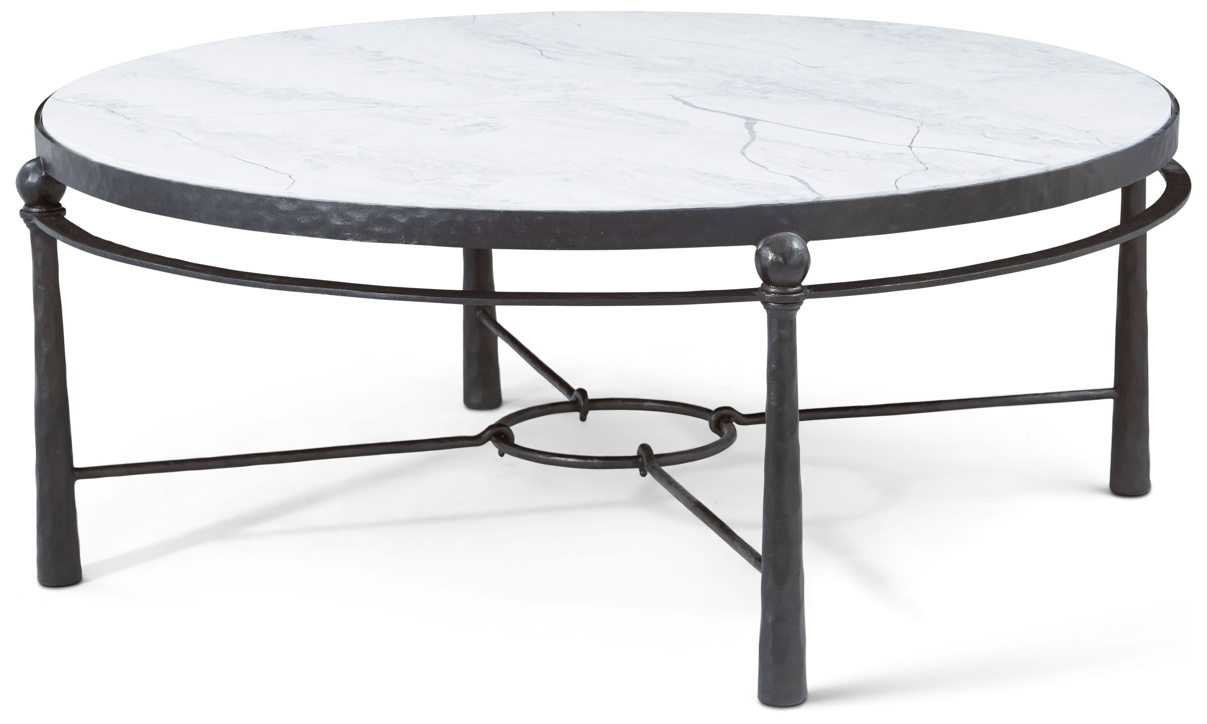 Theodore Alexander Furniture Spencer London Round Metal Cocktail Table TA51288