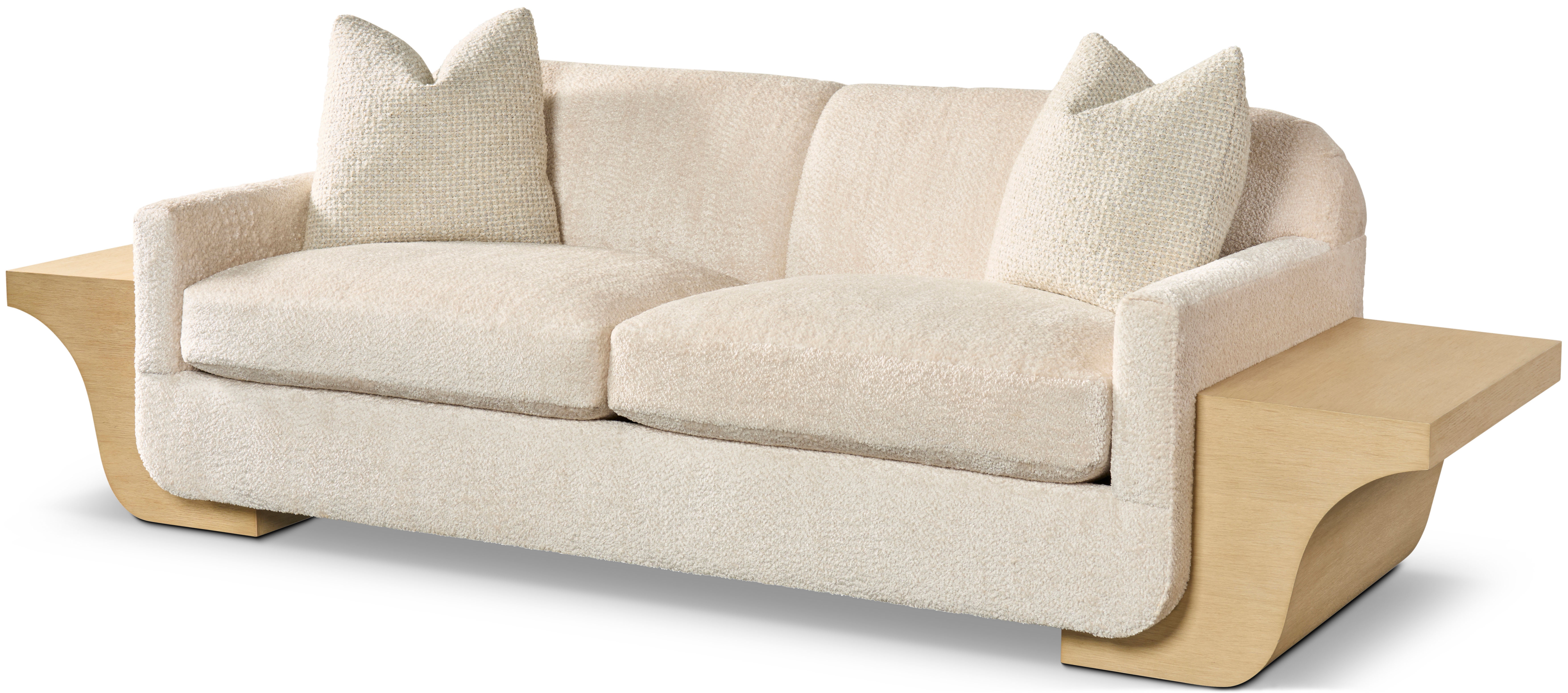 Theodore Alexander Furniture Marquise Sofa Side Tables Attached U1177-104