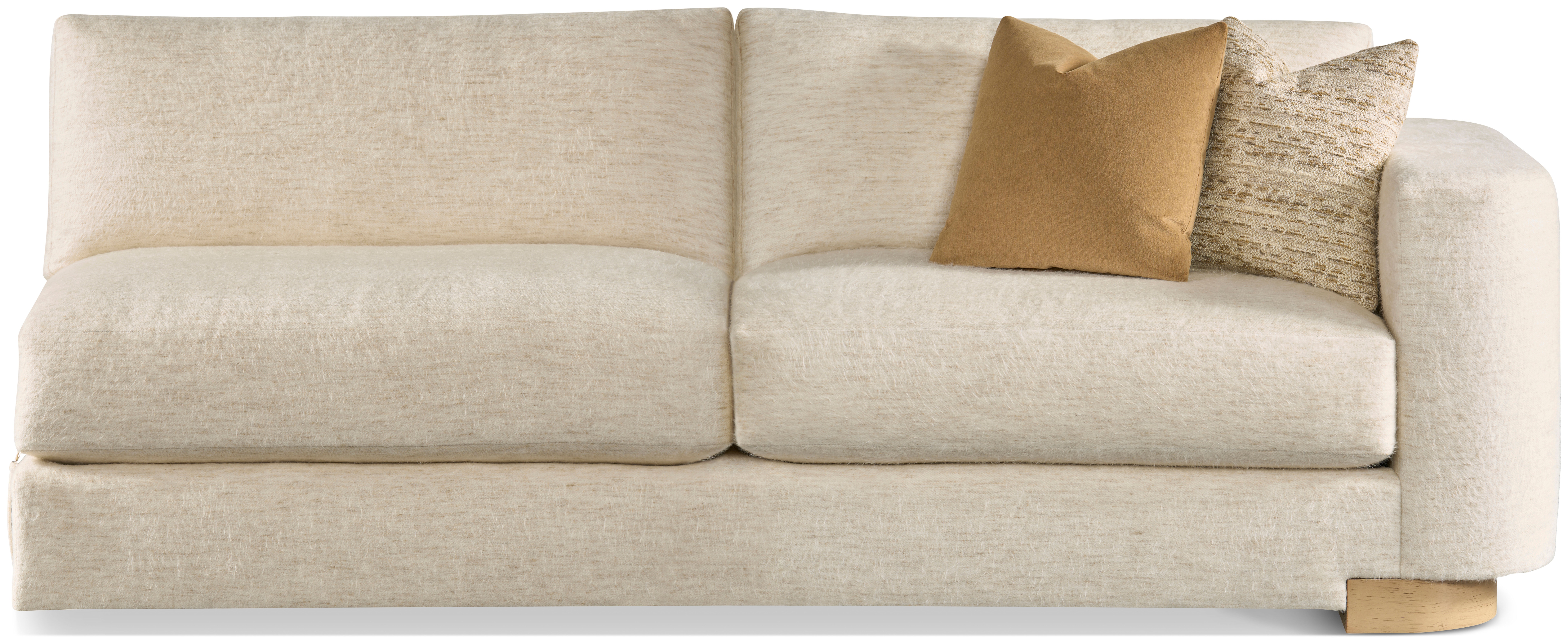 Theodore Alexander Furniture Spadari Right Arm Facing Apartment Sofa 2 Cushion U5210-66-84