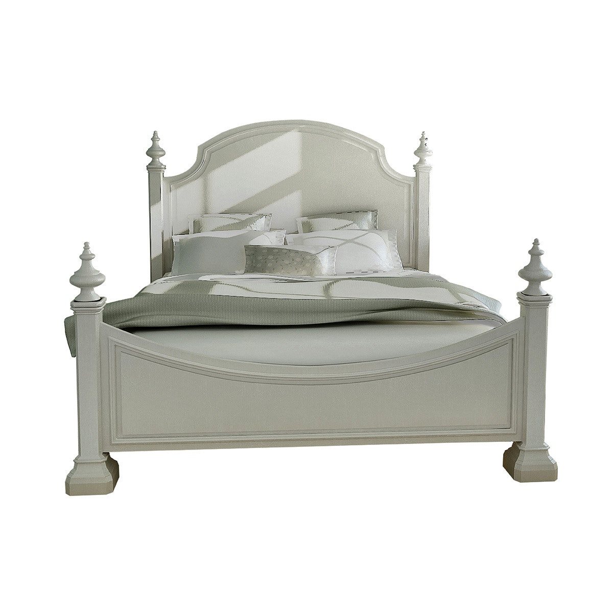 Habersham Furniture 01576L Bedroom Sea Island Bed Low Post