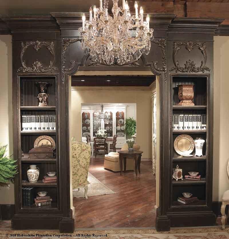 Habersham Furniture 277502 Home Office Promenade Doorway with Bookcases