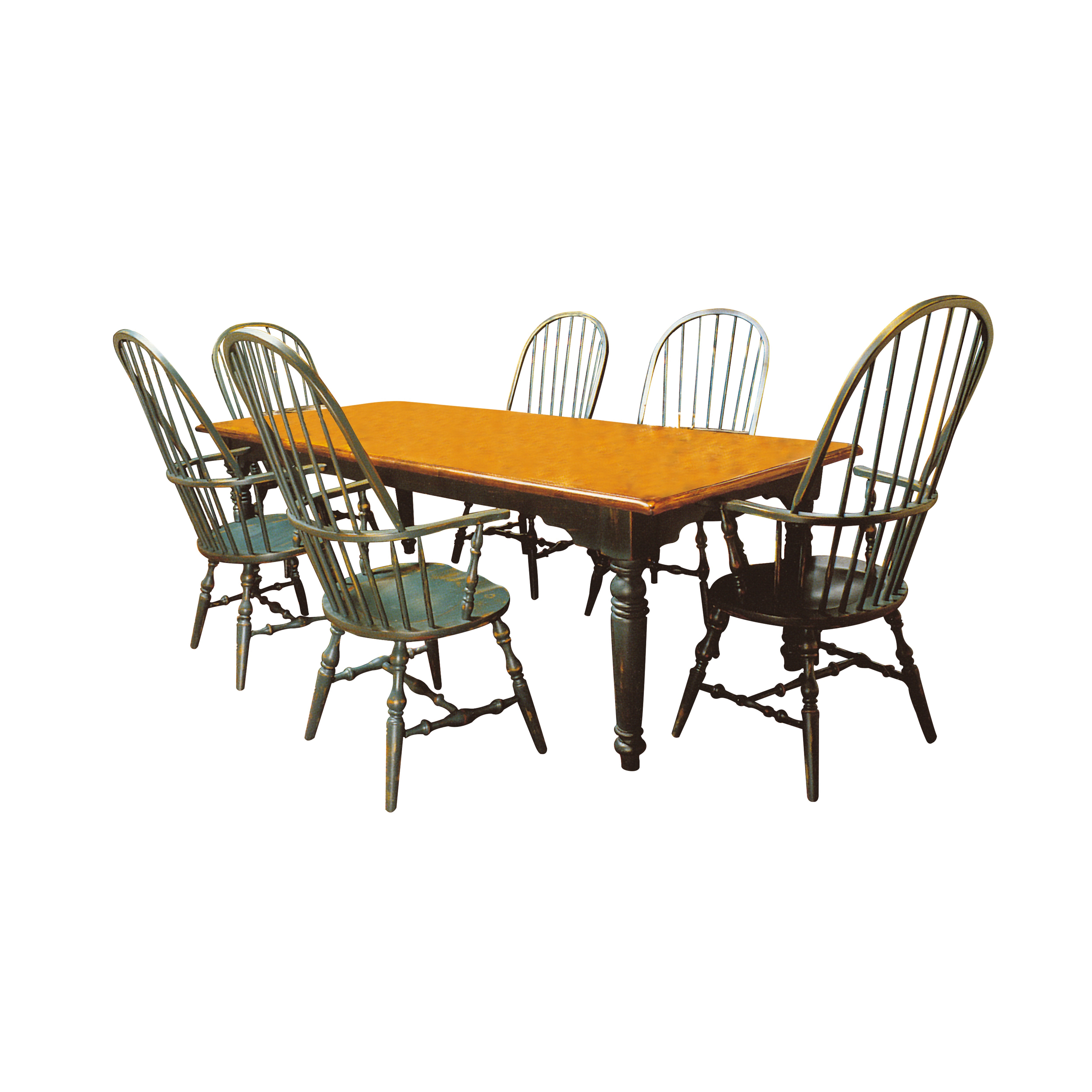 Habersham Furniture 372330 Dining Room English Gathering Table with