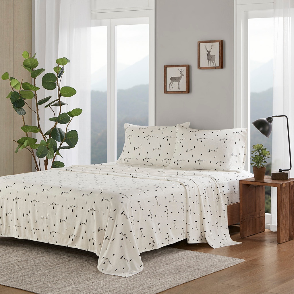 Hampton Hill Bedding Cotton Flannel Sheet Set WR20-3958