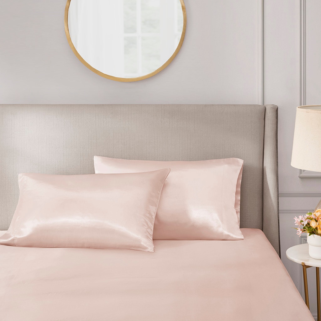 Hampton Hill Bedding Satin Luxury 2 PC Pillowcases MPE21-990