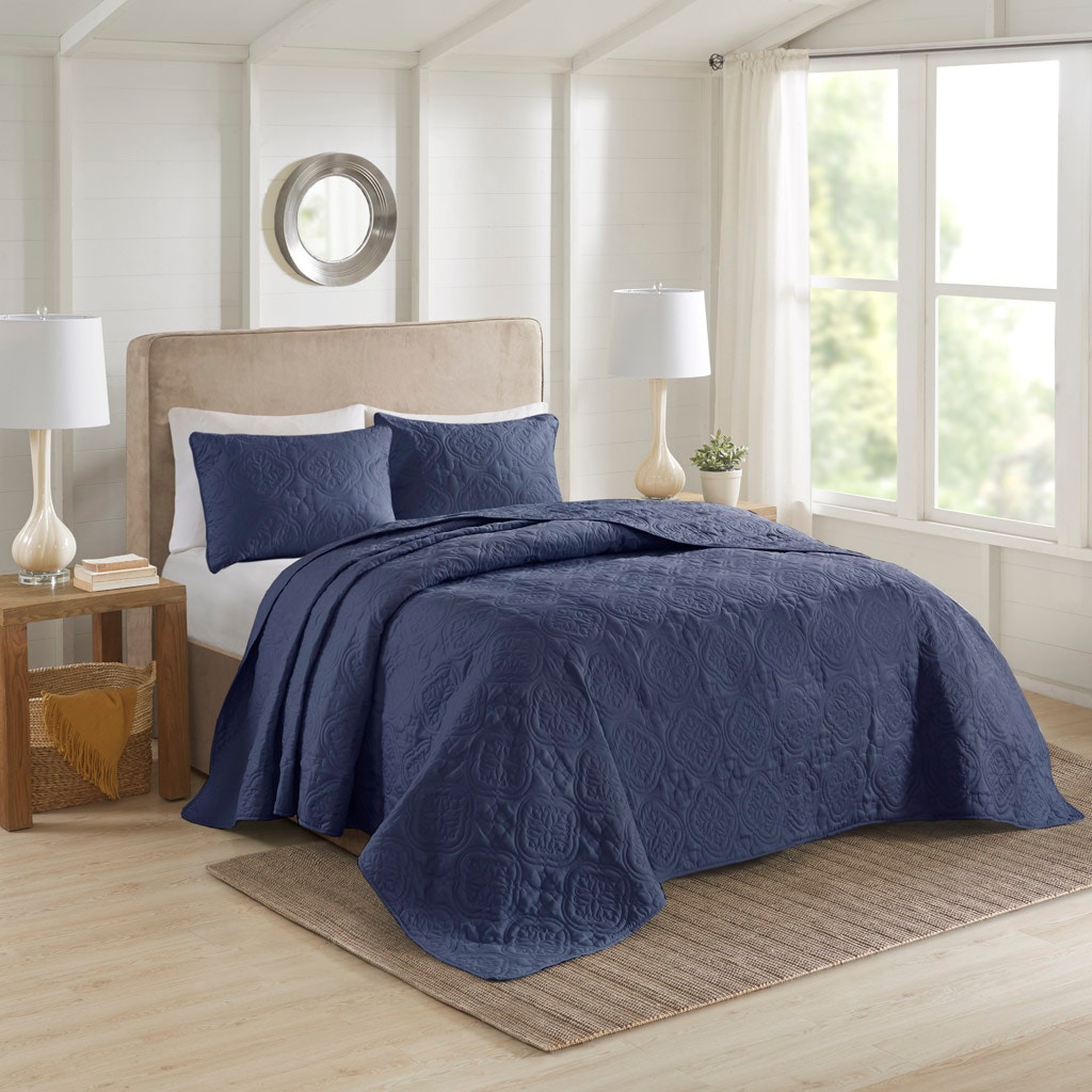 Hampton Hill Bedding Oakley 3 Piece Reversible Bedspread Set 5DS13-0290