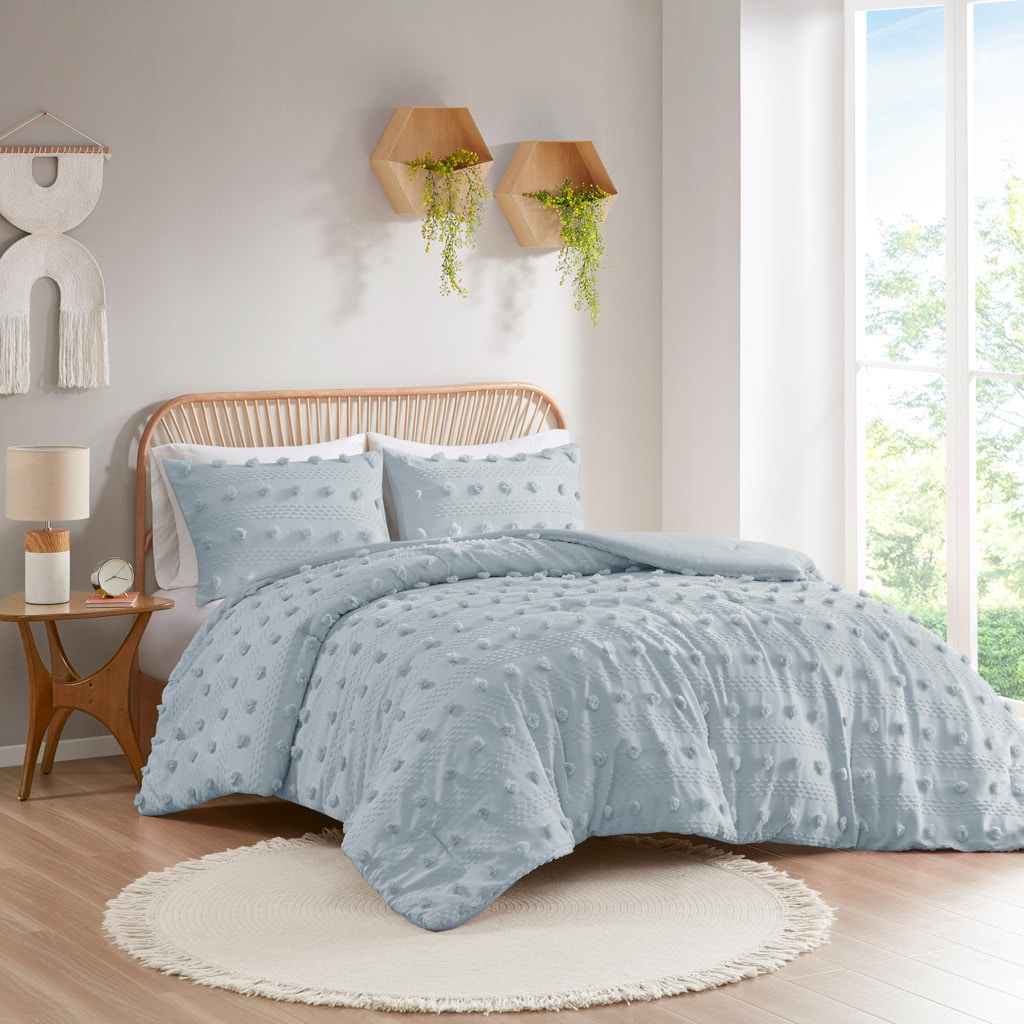 Hampton Hill Bedding Lucy Clip Jacquard Comforter Set ID10-2374