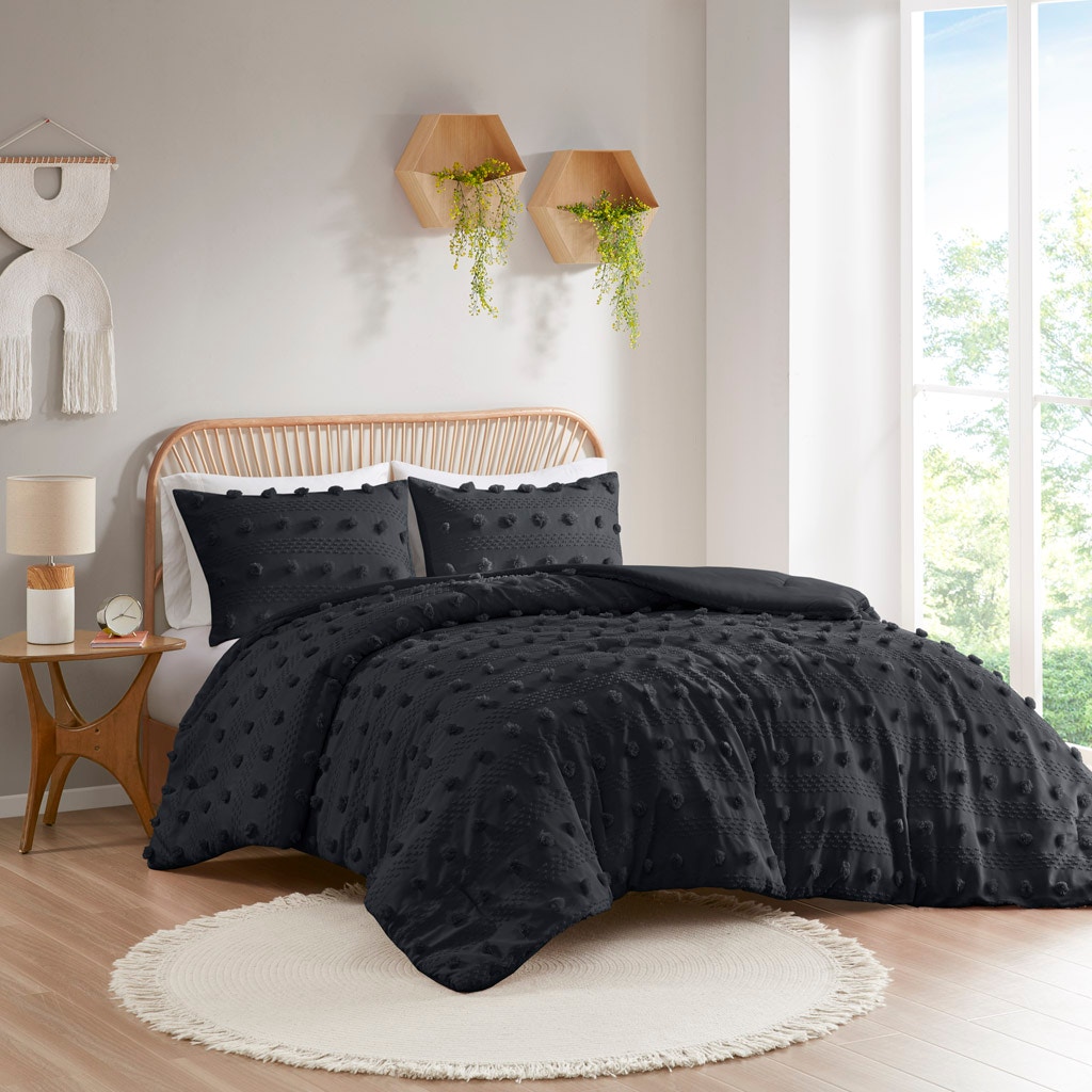Hampton Hill Bedding Lucy Clip Jacquard Comforter Set ID10-2369