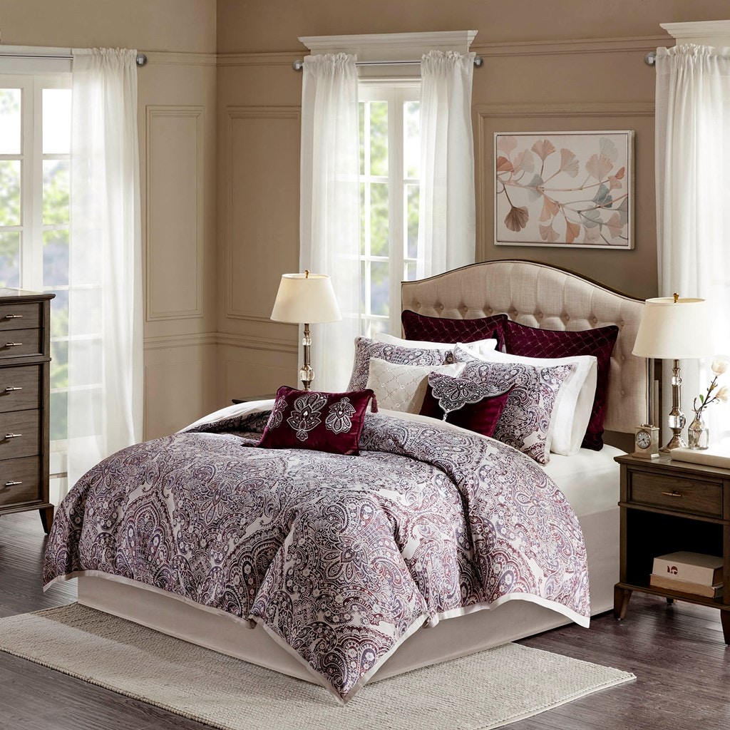 Hampton Hill Bedding Bm10 1793 Bedroom Patterson Jacquard Bedding Set