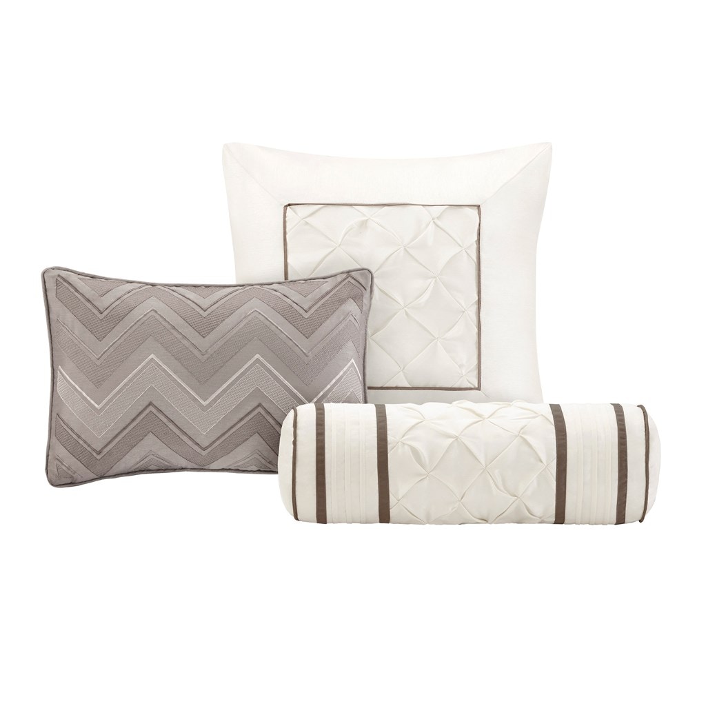 Hampton Hill Bedding Mp10 251 Bedroom Laurel 7 Piece Comforter Set