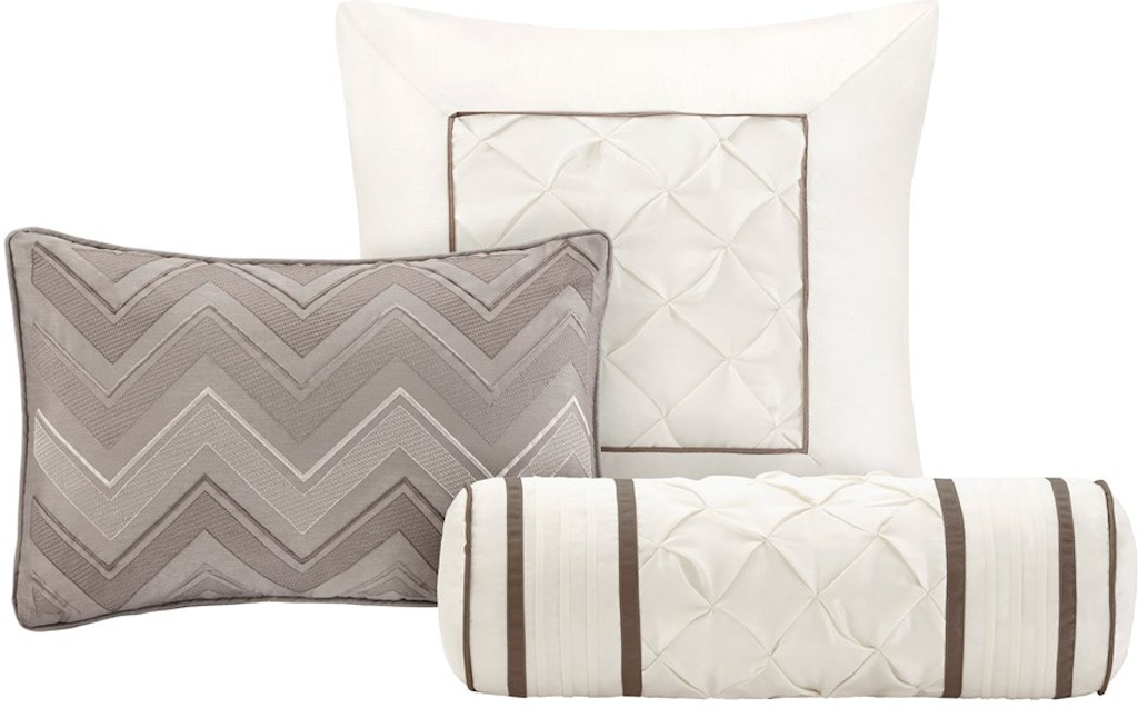Hampton Hill Bedding Mp10 251 Bedroom Laurel 7 Piece Comforter Set