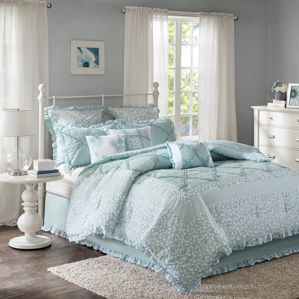 Hampton Hill Bedding Mp10 3631 Bedroom Mindy 9 Piece Cotton