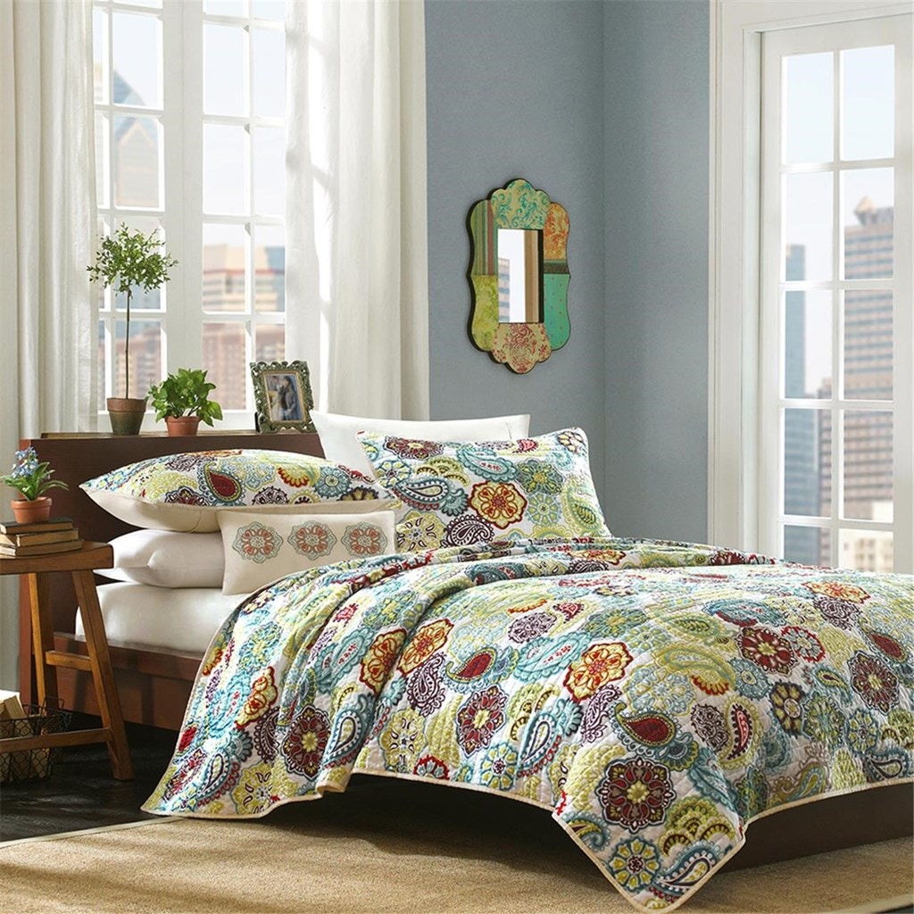 Hampton Hill Bedding Mz80 064 Bedroom Tamil Coverlet Set