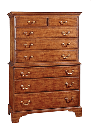 Henkel Harris Furniture 171 Bedroom Chest On Chest