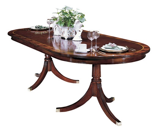 Henkel Harris Furniture 2235 Dining Room Oval Dining Table